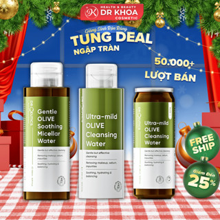  DRCEUTICS Nước Tẩy Trang Dịu Nhẹ Ultra-mild Olive Cleansing Water Phù Hợp Mọi Loại Da 500ml 