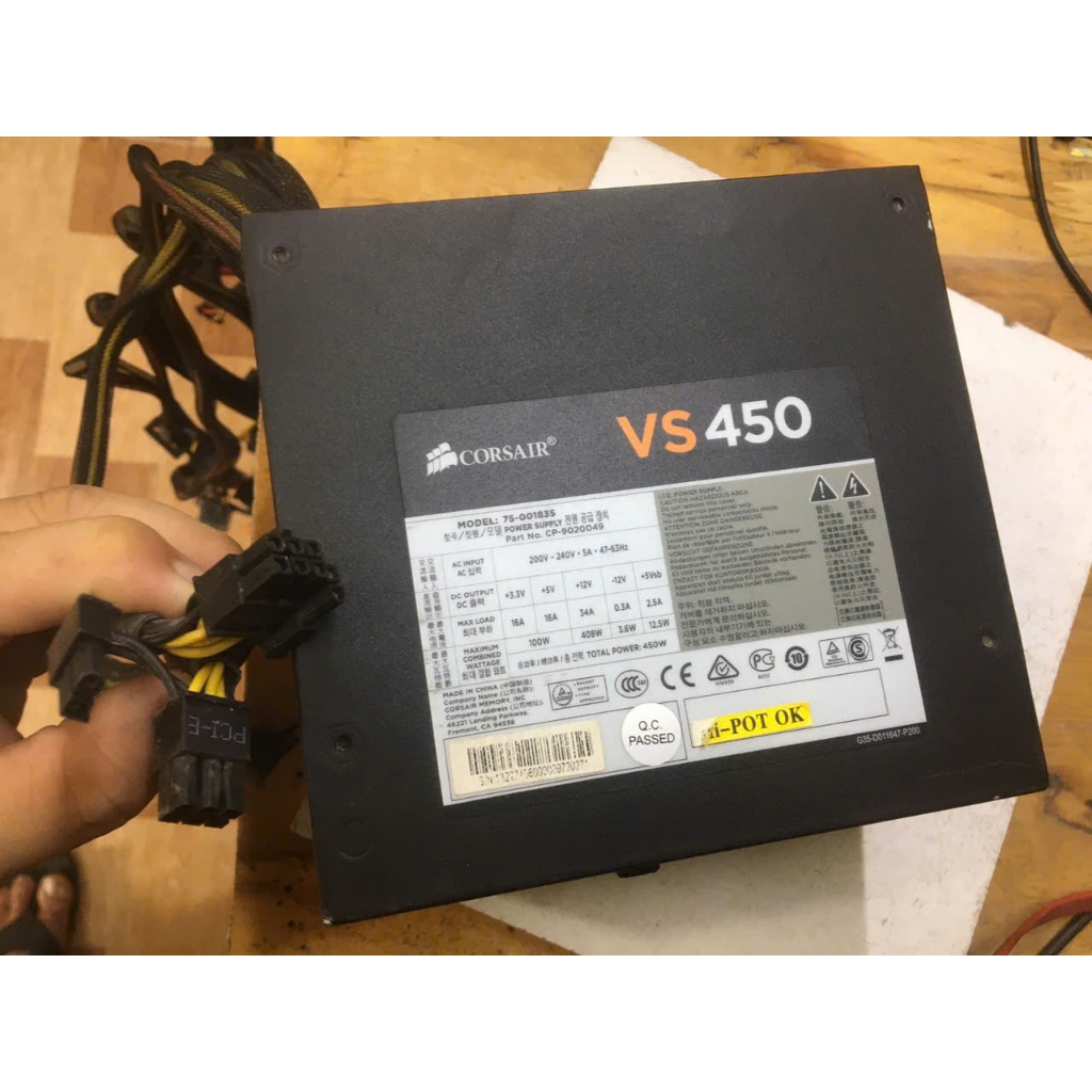 Nguồn máy tính Corsair VS 450 450w