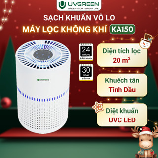  Máy Lọc Không Khí Diệt Khuẩn UVGREEN KA150-UVC LED,Tinh Dầu,Lõi Lọc HEPA H13 Bảo Hành 24T 