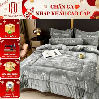  Chăn Lông Thỏ Chăn Đại Hàn Mùa Đông 4KG Freemonde Siêu Ấm 2mx2m3 Dương Hằng Bedding 