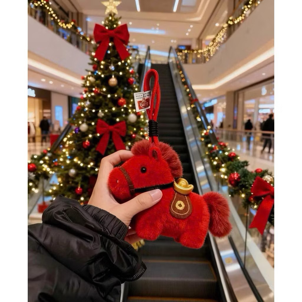 ( HÀNG SẴN SHIP HOẢ TỐC) Charm ngựa may mắn 2026-Chuẩn LOẠI 1 treo túi, móc khoá