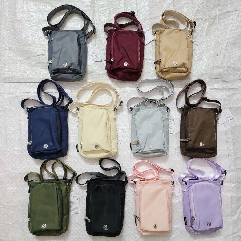 Túi Đeo Chéo Đựng Bình nước Unisex Phong cách năng động Lululemon