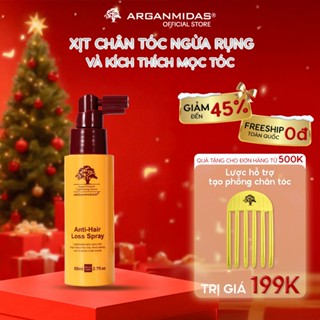  Xịt Dưỡng ARGANMIDAS Ngăn Rụng & Kích Thích Mọc Tóc Hỗ Trợ Giúp Tóc Dày Khỏe 