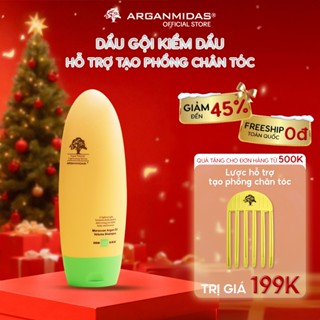  Dầu Gội Kiềm Dầu Cho Tóc Dầu Bết Arganmidas Dầu Gội Tạo Phồng Chân Tóc 450ml 