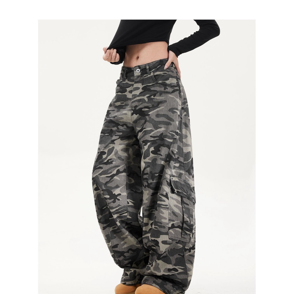 Quần Dài Túi Hộp Stressout Họa Tiết Rằn Ri Dáng Rộng – Quần Túi Hộp Unisex Phong Cách Streetwear | BigBuy360 - bigbuy360.vn