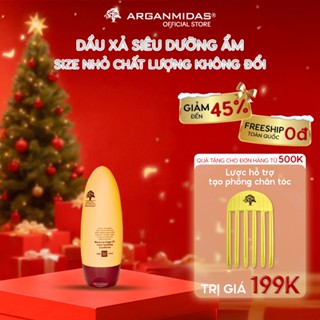   Mini  Dầu xả siêu dưỡng ẩm Arganmidas 50ml 