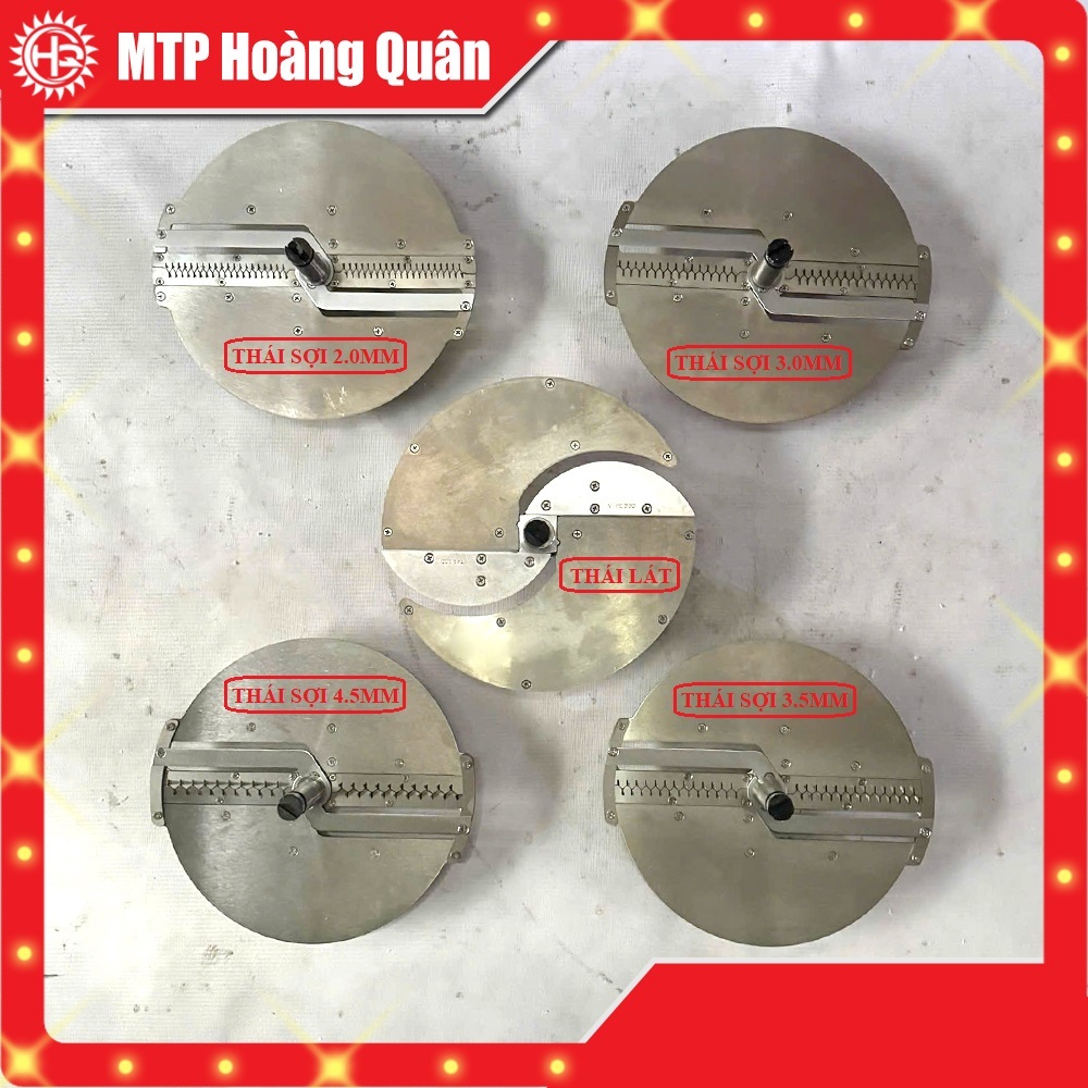Bộ dao thái cho máy thái lát, thái sợi (chỉ mua khi là máy của Hoàng Quân)