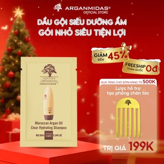 Sample Combo Gội xả phục hồi siêu dưỡng ẩm cao cấp Arganmidas 10ml
