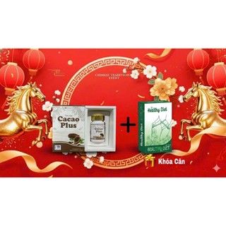  Thảo mộc CACAO PLUS hỗ trợ giảm cân   COCOA plus x2  chính hãng - hộp 20 viên 