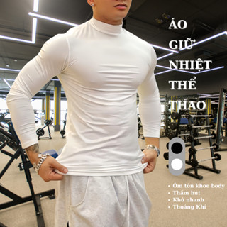  Áo Giữ Nhiệt Thể Thao Nam ORICANO Tôn Ôm Body Dễ Phối Đồ Cổ Cao 3cm Dài Tay Co Giãn X4 Chiều Mềm Mịn Khử Mùi Tốt GN01 