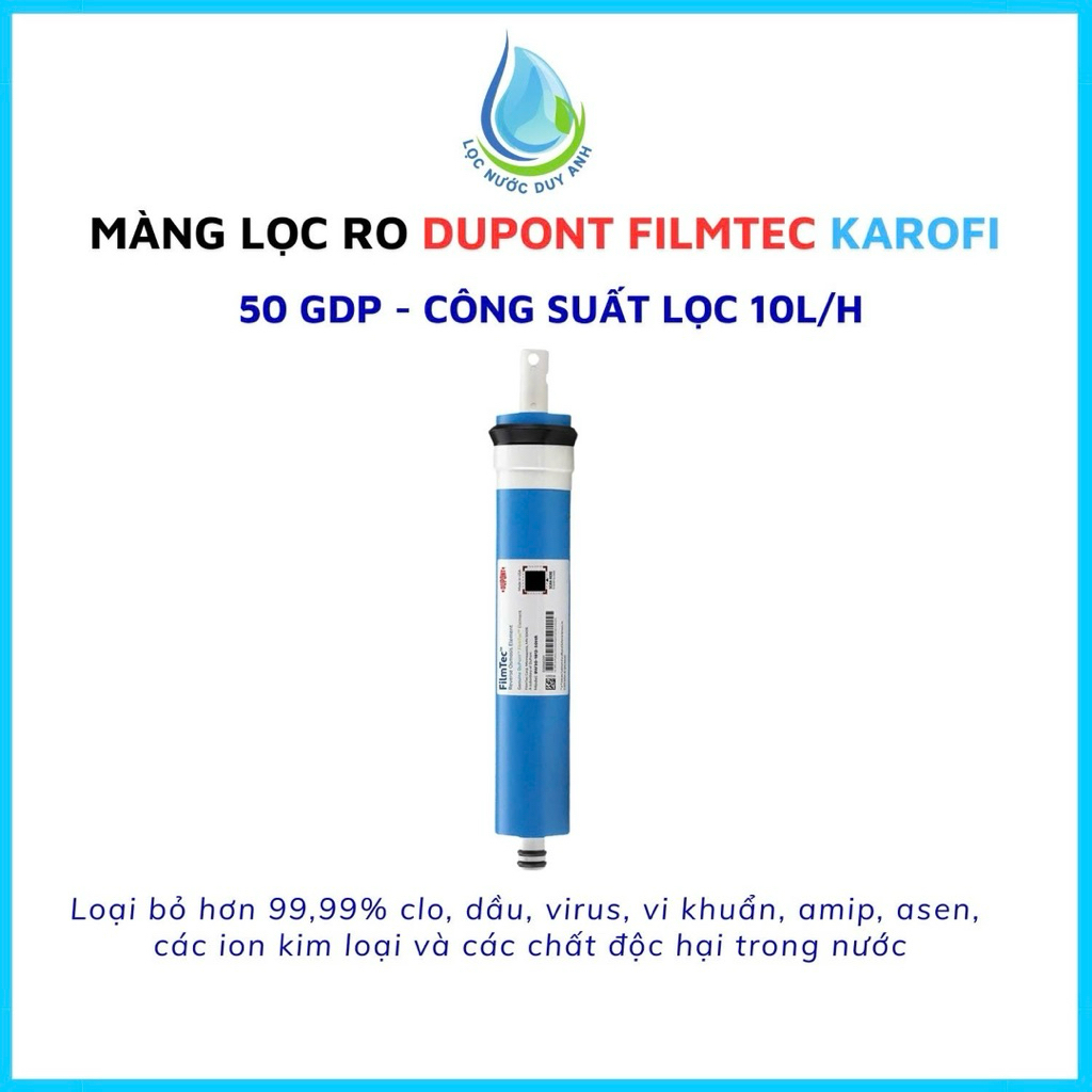 [ CHÍNH HÃNG] MÀNG LỌC RO DUPONT KAROFI - 100GPD . ( NHẬP KHẨU USA)