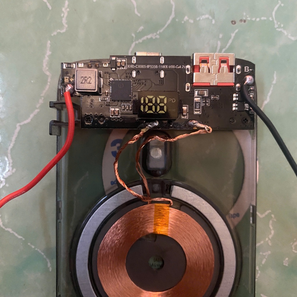 Mạch cho box sạc dự phòng 5V2A 10W, Sạc nhanh 22.5W