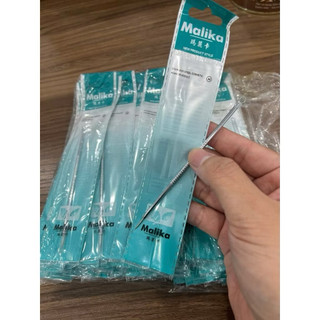 Combo 25 Que nặn mụn Malika  Cây lấy mụn 2 đầu nhọn và tròn chất liệu thép không gỉ