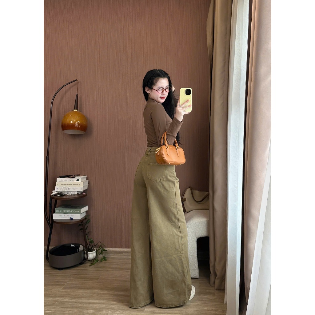Quần Jean Nữ Ống Rộng Hari Lưng Cao Phong Cách | BigBuy360 - bigbuy360.vn
