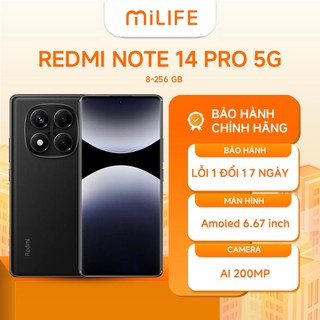  Điện Thoại Xiaomi Redmi Note 14 Pro 5G 8GB 256GB Chính Hãng BH 18 Tháng 