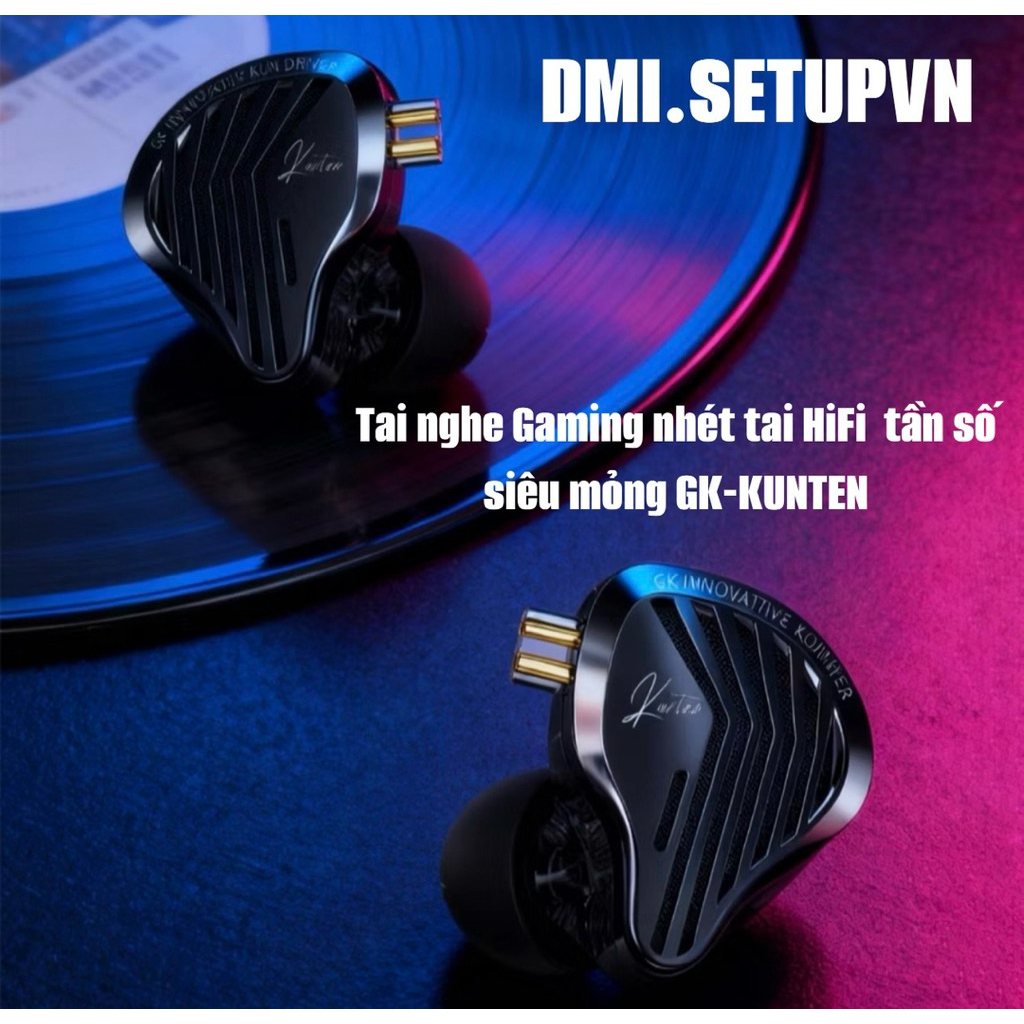 🎧 Tai Nghe Gaming Nhét Tai HiFi GK-KUNTEN – Âm Thanh Rộng, Rõ, Chuẩn Game Thủ