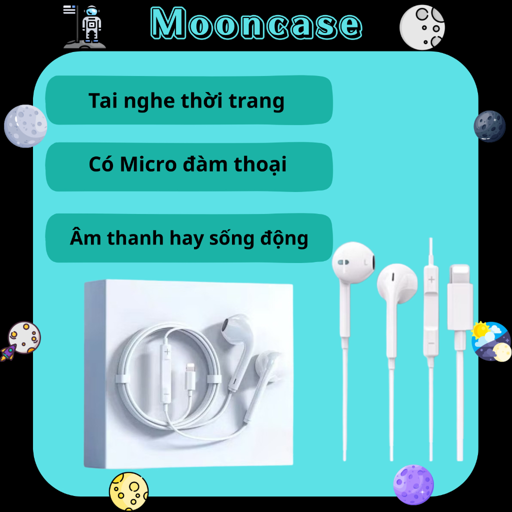 Tai Nghe Bluetooth Có Dây Chân Tròn 3.5mm & Chân Dẹt | Nghe Nhạc Gọi Điện | Bass Mạnh | Chống Rối