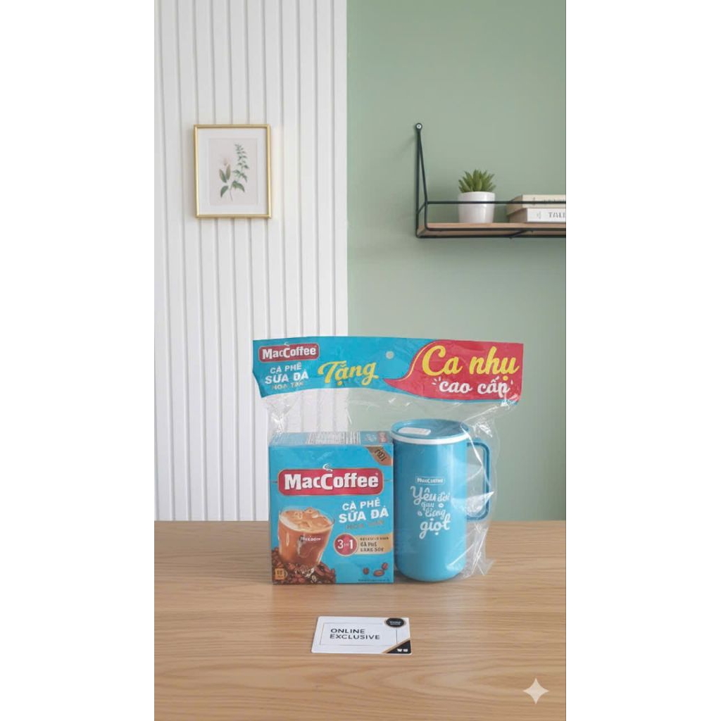 Cafe Phố Sữa + Ca Giữ Nhiệt .( Nhiều Sữa)