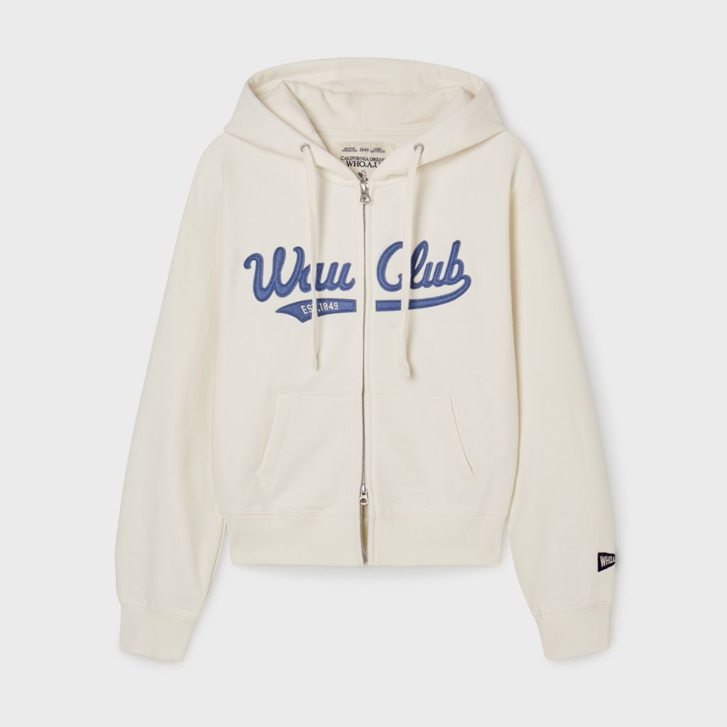 Áo Khoác WHO.A.U Patch Crop Hood Zip-up_WHMZG1111F | BigBuy360 - bigbuy360.vn