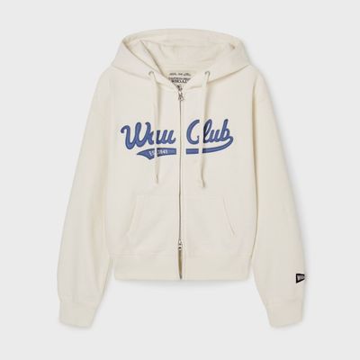 Áo Khoác WHO.A.U Patch Crop Hood Zip-up_WHMZG1111F