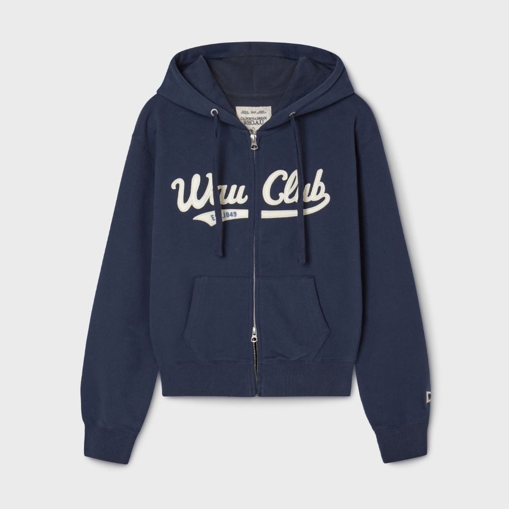 Áo Khoác WHO.A.U Patch Crop Hood Zip-up_WHMZG1111F | BigBuy360 - bigbuy360.vn