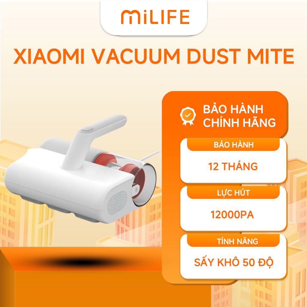 Máy Hút Bụi Giường Nệm Xiaomi Dust Mite Vacuum Cleaner EU 12000Pa BH 12 Tháng
