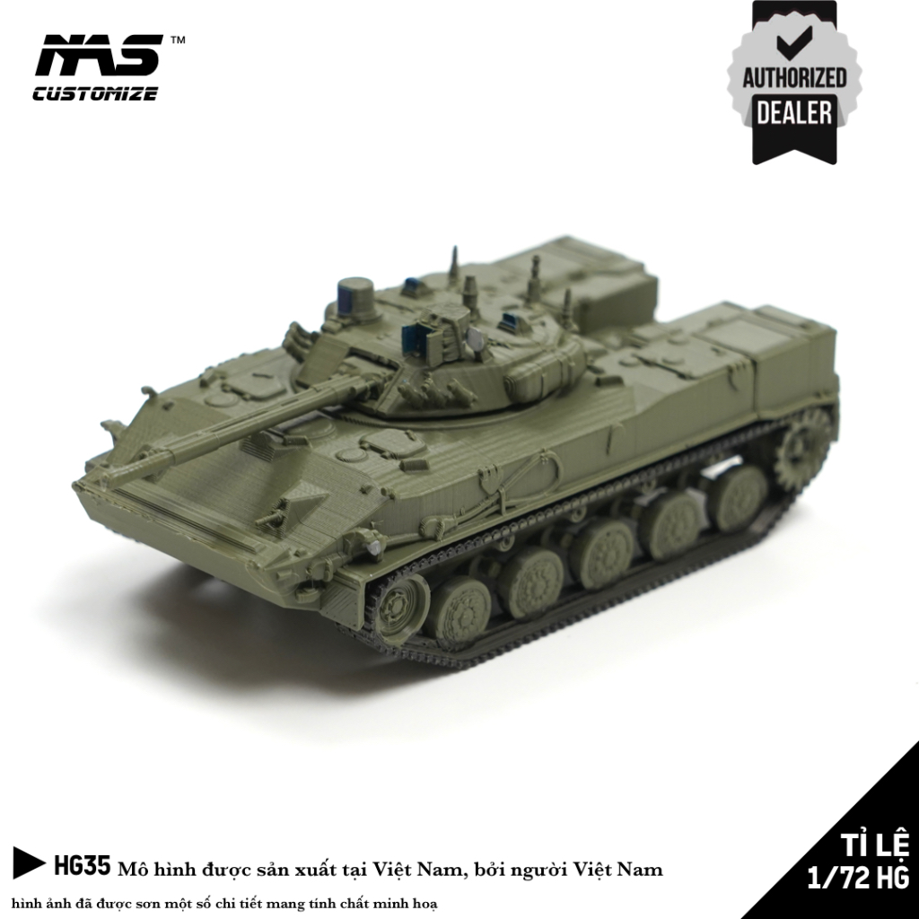 [NAS] Mô hình xe tăng Nga BMD-3M tỉ lệ 1/72. mô hình chiến đấu BMD tỉ lệ 1:72 HG