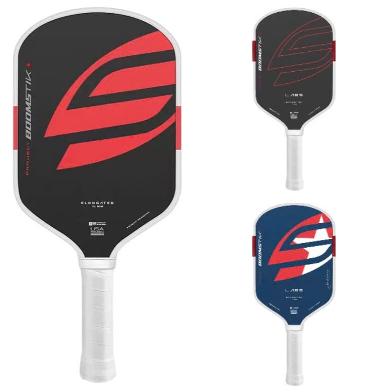Vợt Pickleball Boomstik  độ xoáy LABS Project Boomstik 16mm  (Tặng kèm 1quấn cán1 bong)