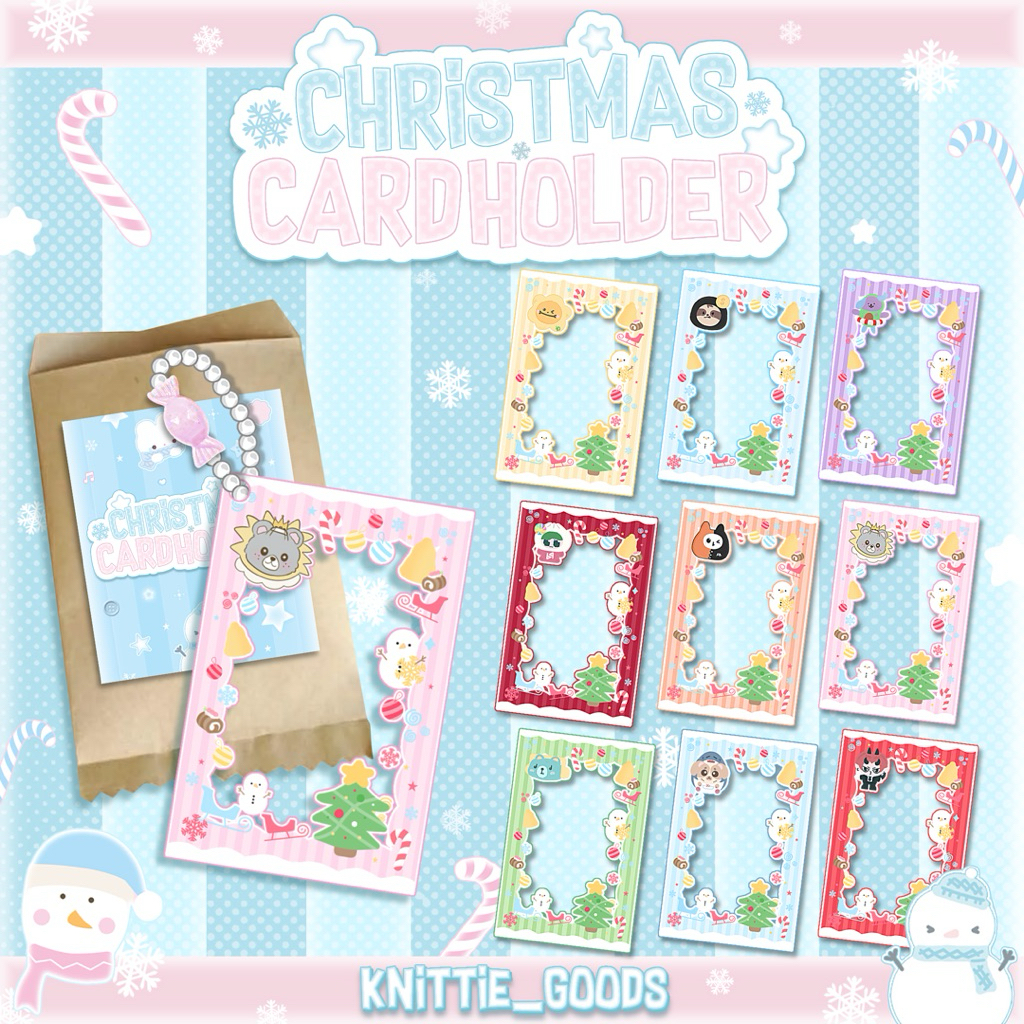 Christmas CARDHOLDER OTP - Noel 2025 | KNITTIEGOODS