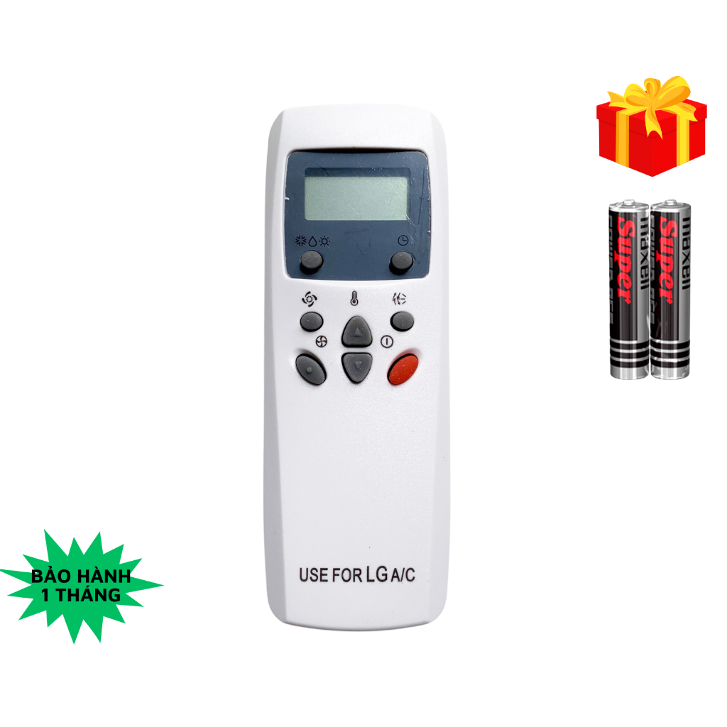 Điều khiển điều hoà LG Mã 08, remote máy lạnh LG - Tặng kèm pin -  TT.Store_vn