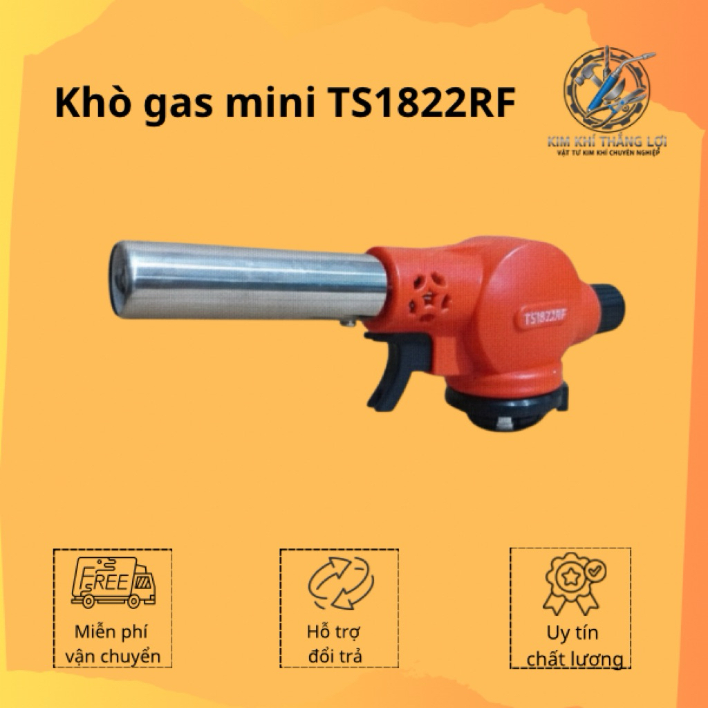 Khò Gas Mini Namillux TS1822RF, Đánh lửa tự động, Dùng được mọi tư thế, An toàn tiện lợi bền bỉ