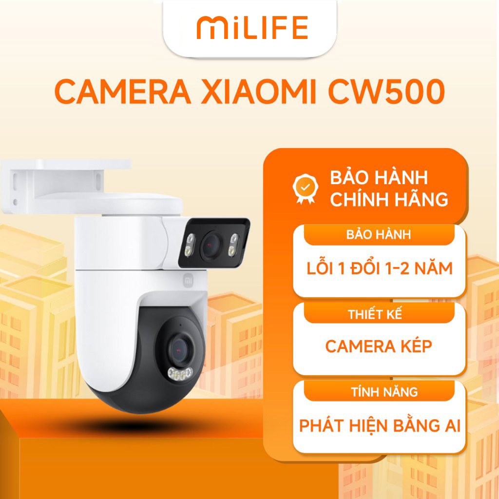 Camera Quan Sát Xiaomi Outdoor Camera CW500 Dual EU Chính Hãng BH 2 Năm