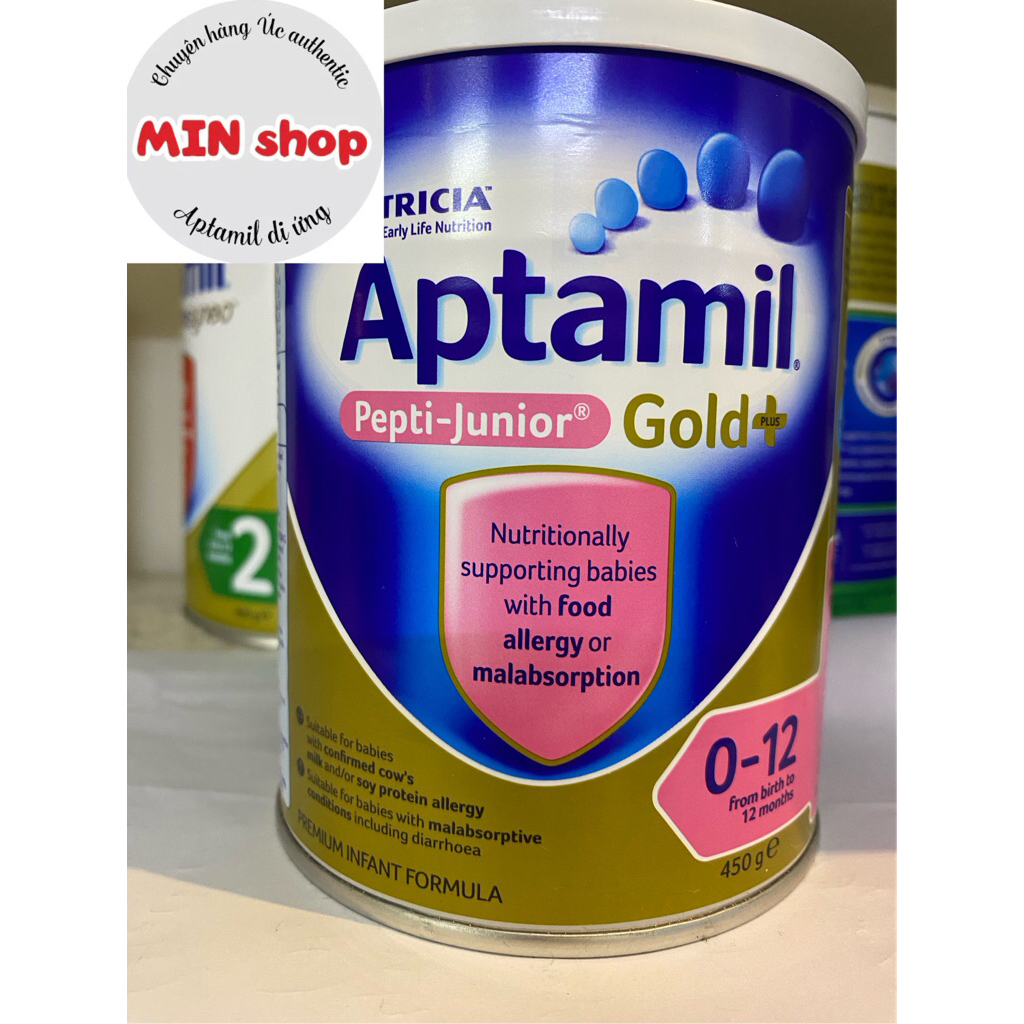 Sữa Aptamil pepti -Neocate gold-lcp-Syneo- vanila của Úc-Air dành cho bé dị ứng đạm bò 400g