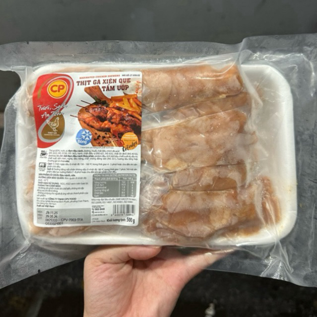 Thịt Gà Xiên Que 500g (Ship Đà Nẵng)