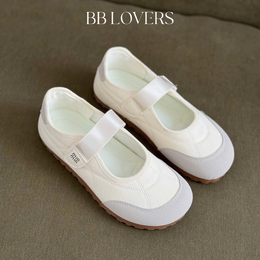 BB LOVERS Giày Bệt Quai Dán V26