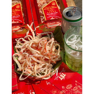 Mực sợi hấp nước dừa hộp 250gr