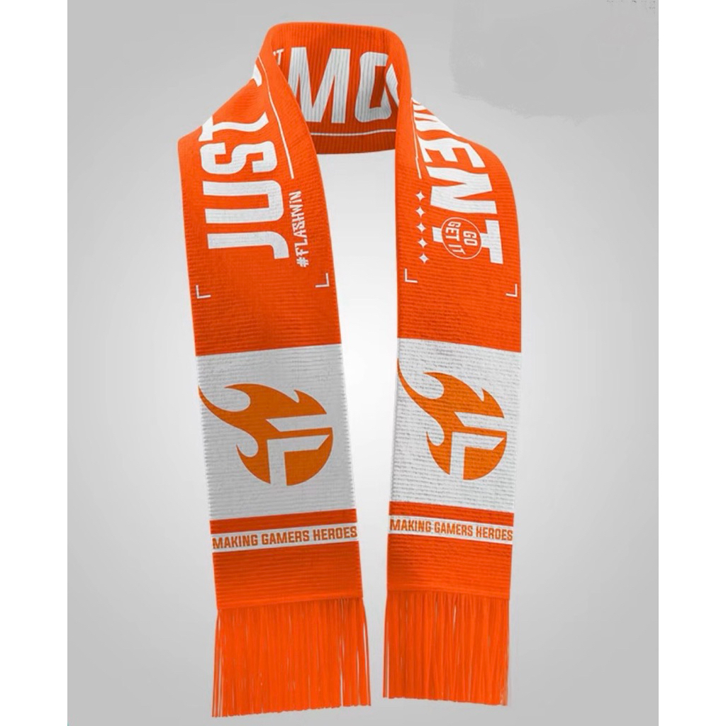 Khăn Len FL Team FPT Flash Khăn Quàng Cổ Khăn Choàng Just Momen Chính Hãng Off Fans Chớp Con