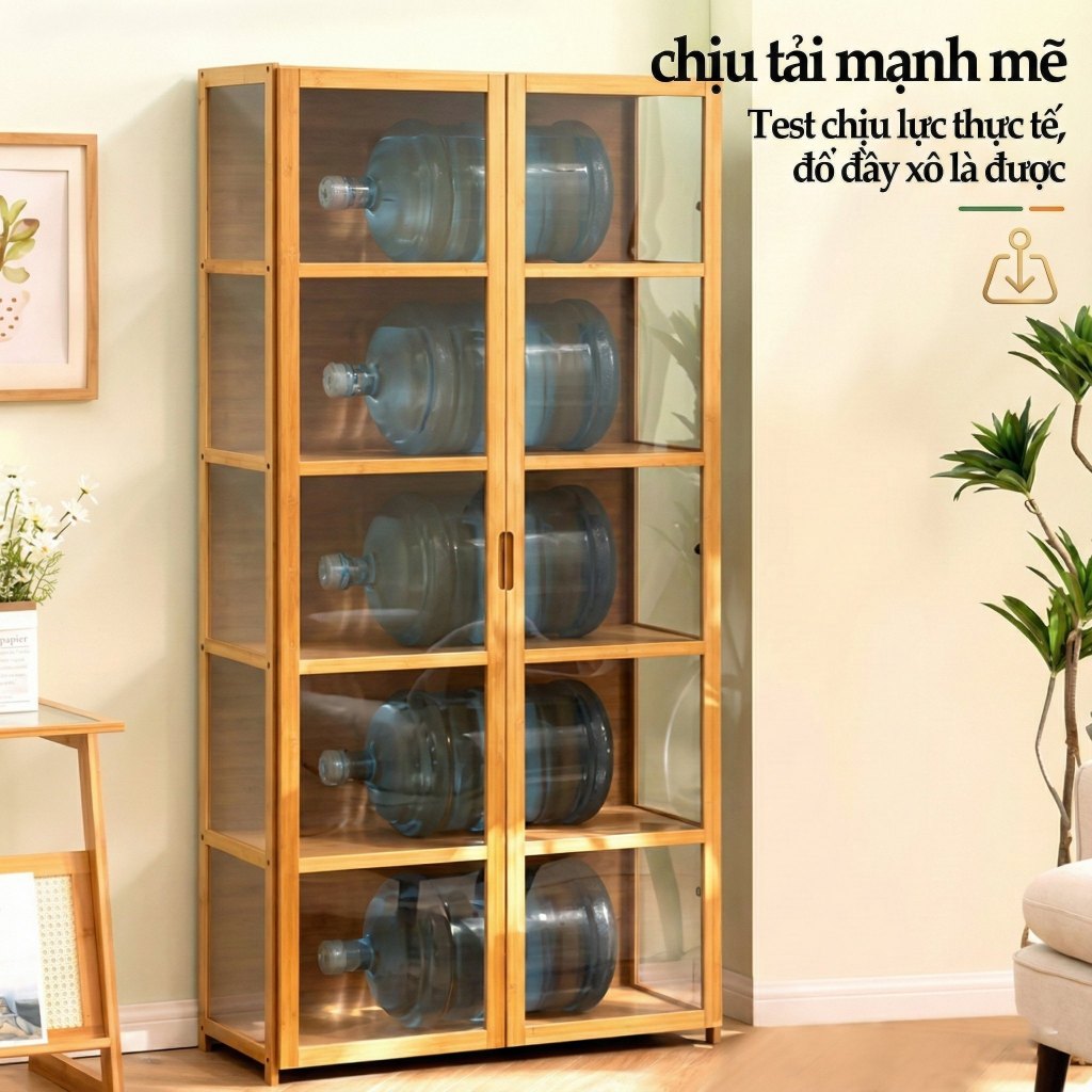 SUNNY BIERE Tủ Kính Trong Suốt Cao Cấp Kệ Trưng Bày Mô Hình Nước Hoa Lego Nhân Vật Yêu Thích | BigBuy360 - bigbuy360.vn