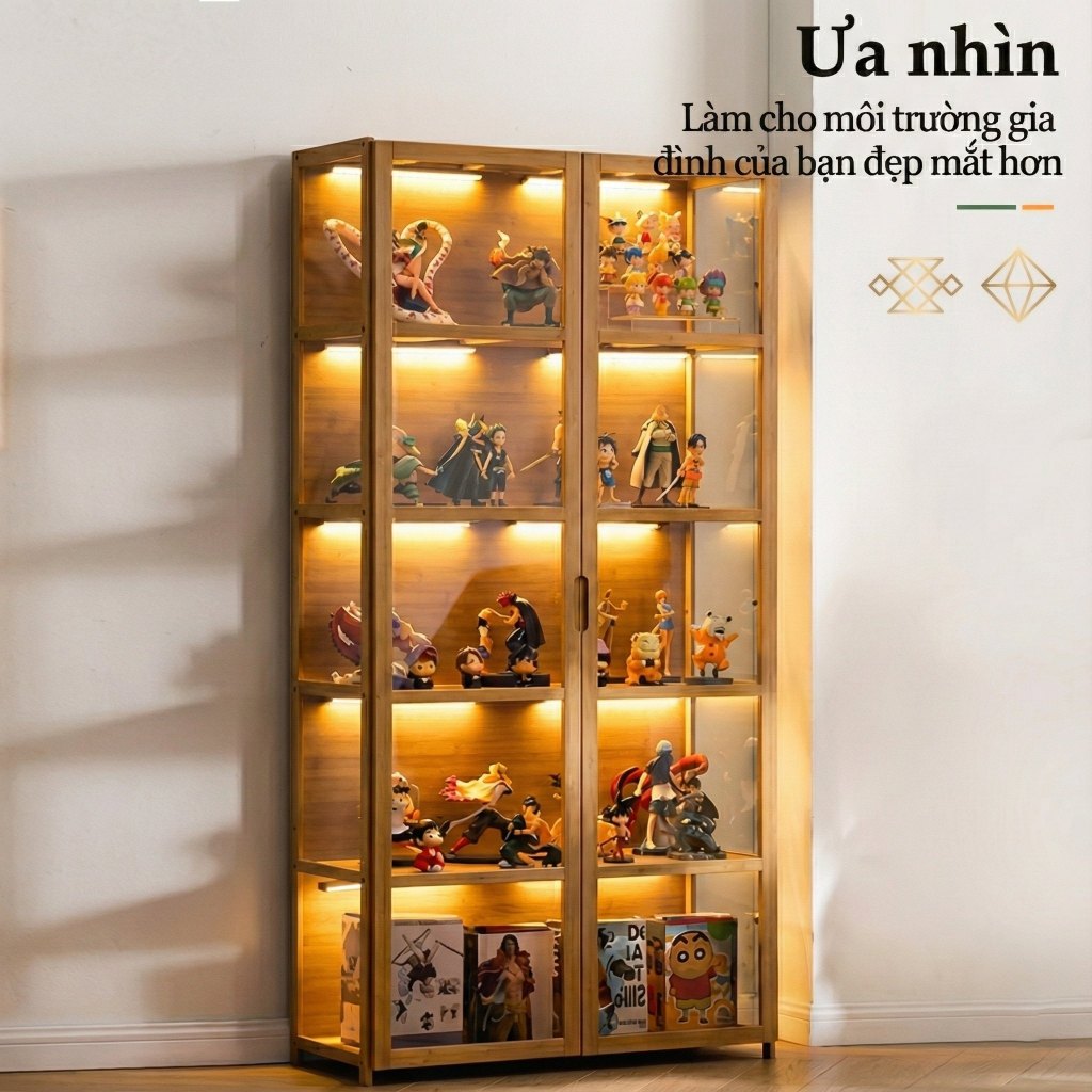 SUNNY BIERE Tủ Kính Trong Suốt Cao Cấp Kệ Trưng Bày Mô Hình Nước Hoa Lego Nhân Vật Yêu Thích | BigBuy360 - bigbuy360.vn