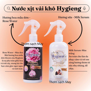  Xịt Thơm Quần áo Thái Lan 300ml làm mềm vải xịt thơm Hygien #xịtthom #xịtquầnáo #hygien #xịtkhô #chaixịtthơm 
