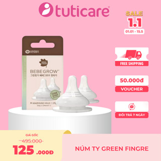 Núm ti Green Finger Hàn Quốc chính hãng đủ size S/M/L/LL  [Lắp vừa bình Moy, Tovi,...]