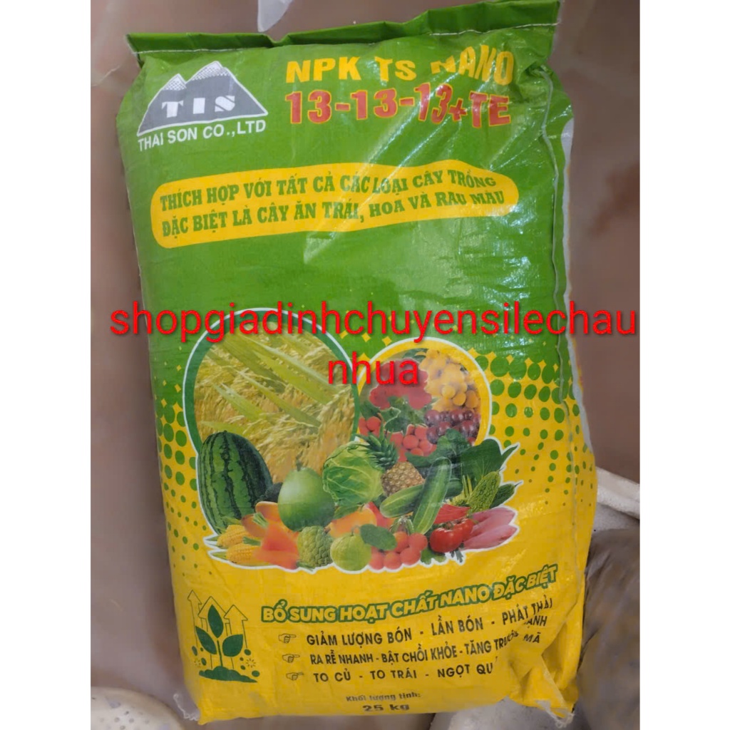 1kg Phân bón NPK TS NANO 13-13-13+TE