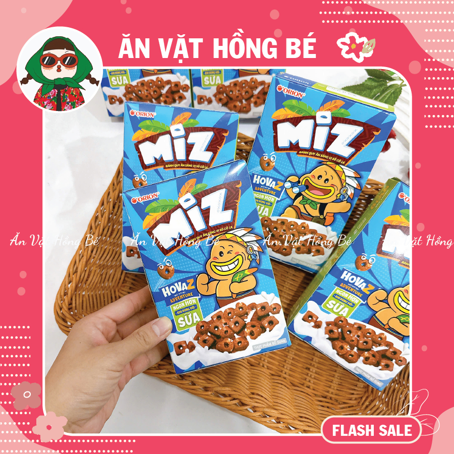 Combo Bánh Quy Socola Miz Orion [Hộp 54g], Bánh Quy Ăn Sáng Orion Toonies