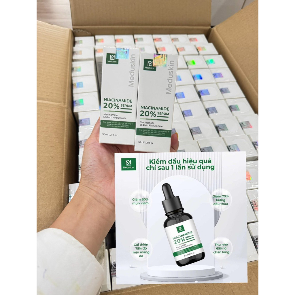 Serum kiềm dầu Niacinamide 20%