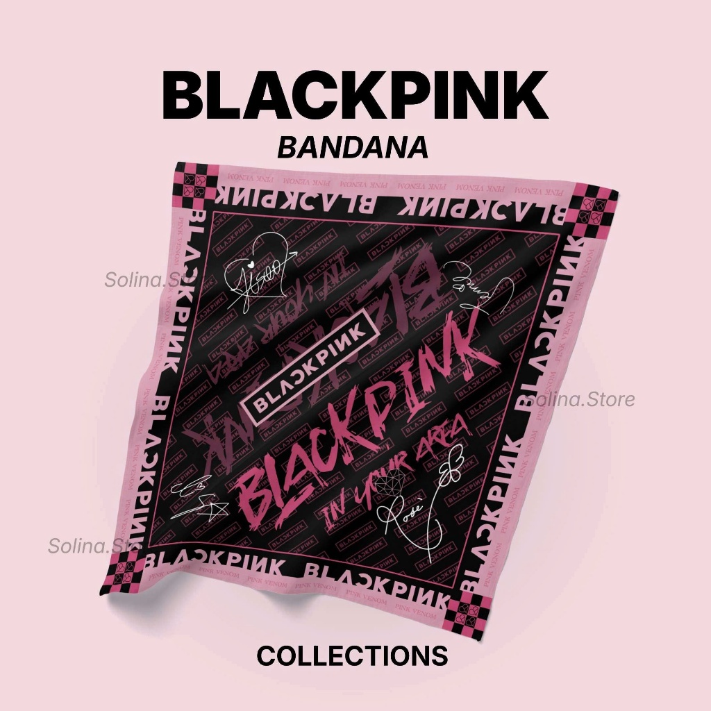 Khăn Blackpink, Khăn Banada Blackpink, Banada Blackpink