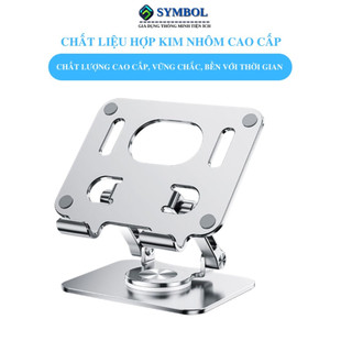  Giá Đỡ iPad Máy Tính Bảng Chân Xoay Công Thái Học - Đế Tản Nhiệt Kê iPad Hợp Kim Nhôm Xoay 360 Độ 