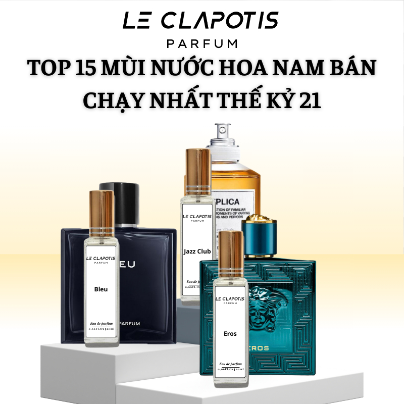 Nước Hoa Nam Thơm Lâu 24h Chính Hãng Le Clapotis Phiên Bản 30ml Mùi Hương Đa Dạng Phong Phú