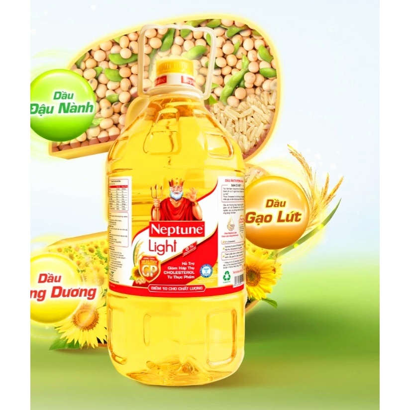 Dầu Ăn Thượng hạng Neptune Light - Can 5L