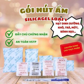  1kg gói hút ẩm chuyên dụng cho thực phẩm đủ size 
