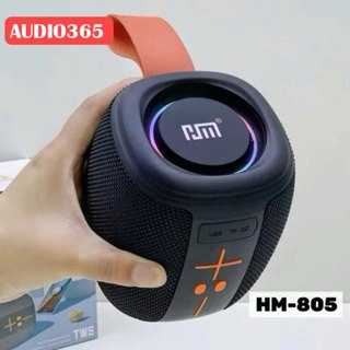 Loa hm805 có thể ghép đôi 2 loa, công suất 8w loa nghe nhạc bass căng